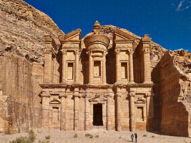 Kloster Ad oder Ed-Deir der nabataeische Ruinenstadt Petra - CALVENDO Foto-Puzzle'