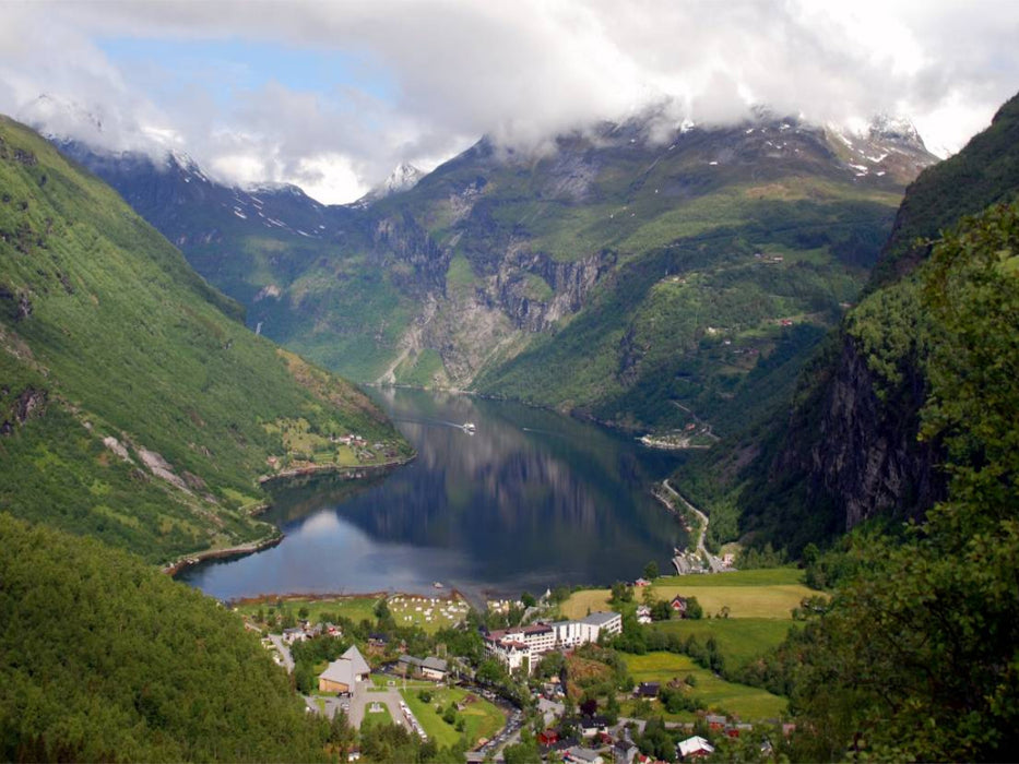 Geiranger Fjord, Norwegen - CALVENDO Foto-Puzzle'