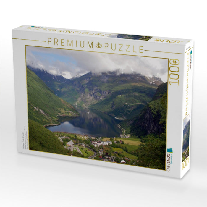 Geiranger Fjord, Norwegen - CALVENDO Foto-Puzzle'