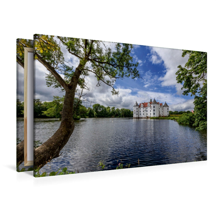 Premium Textil-Leinwand Schloß Glücksburg