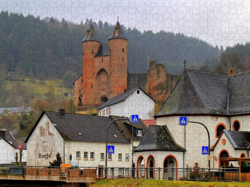 Bertradaburg in Mürlenbach - CALVENDO Foto-Puzzle'
