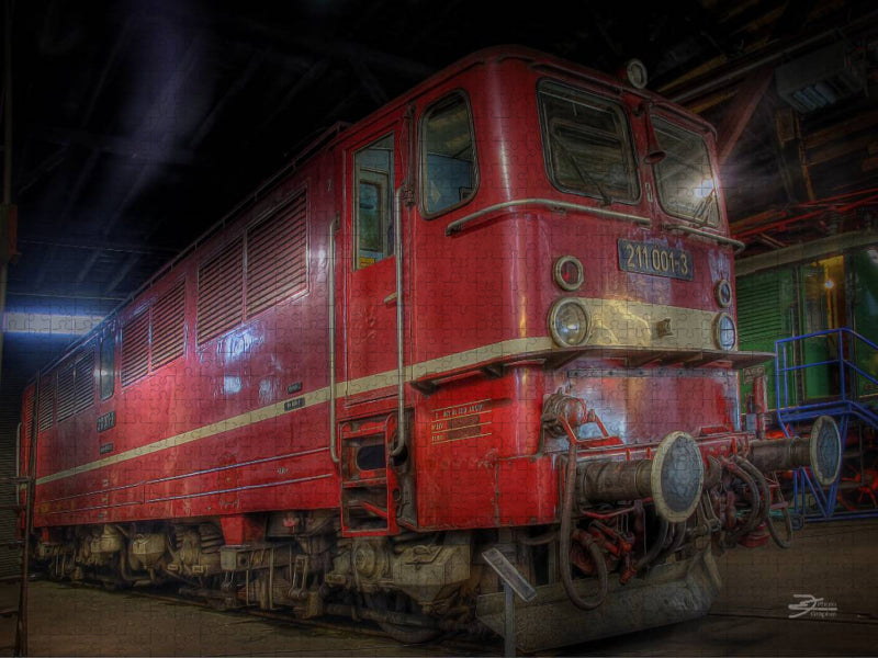 E-Lok DR 211 001-3 - CALVENDO Foto-Puzzle'