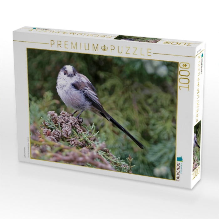 Schwanzmeise - CALVENDO Foto-Puzzle'