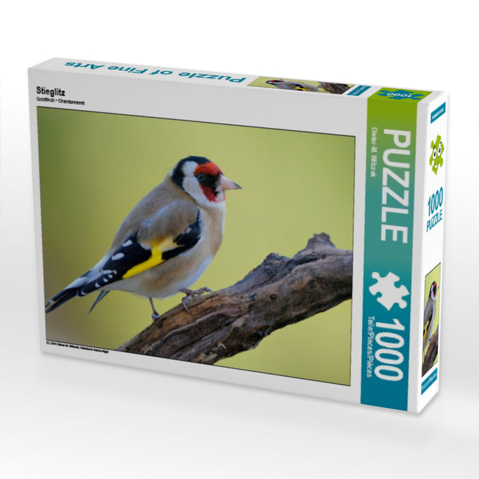 Stieglitz 1000 Teile Puzzle quer - CALVENDO Foto-Puzzle'