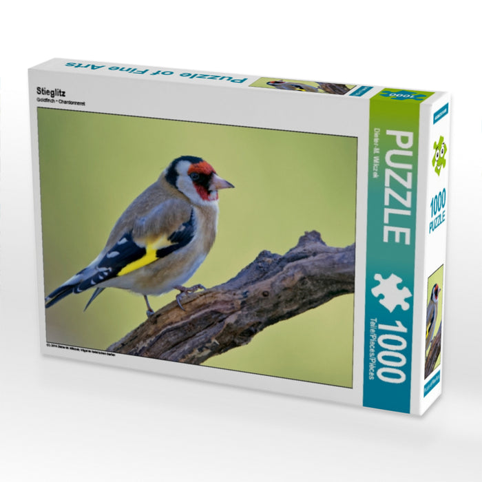 Stieglitz 1000 Teile Puzzle quer - CALVENDO Foto-Puzzle'