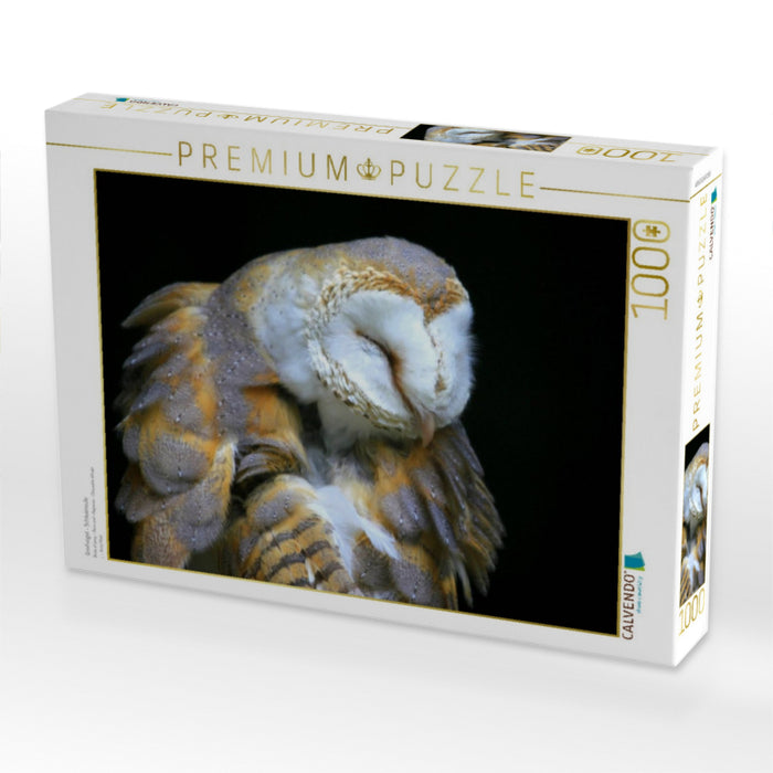 Greifvögel - Schleiereule - CALVENDO Foto-Puzzle'