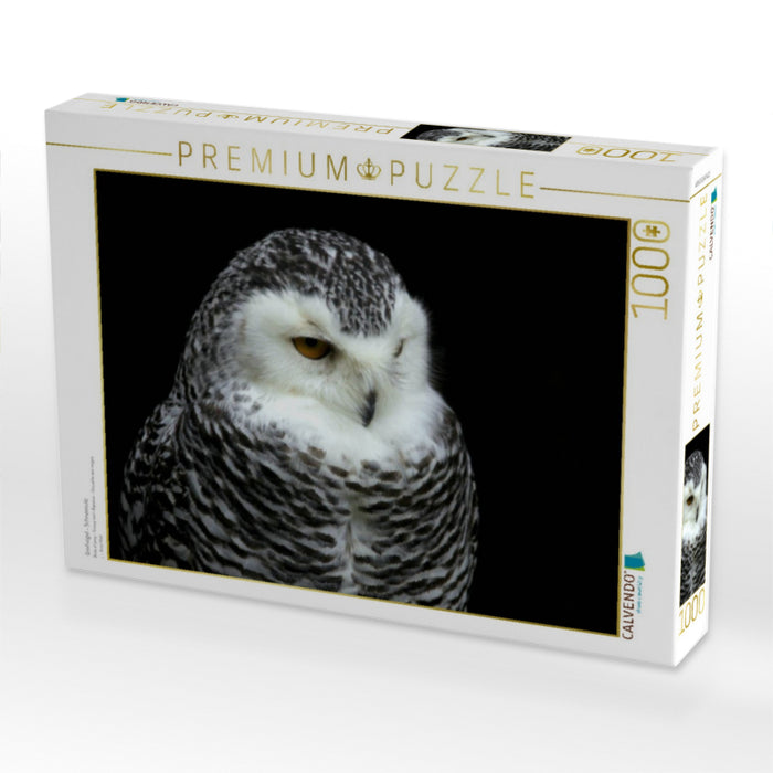 Greifvögel - Schneeeule - CALVENDO Foto-Puzzle'