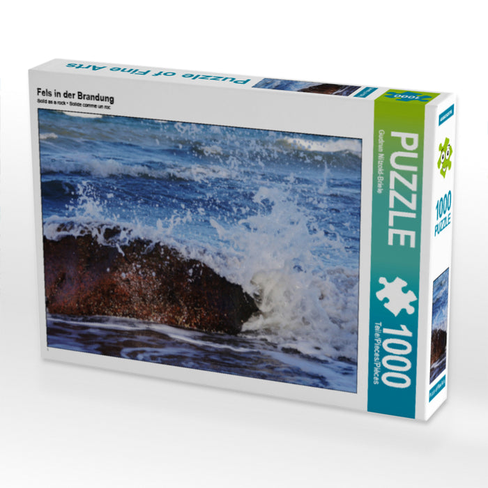 Rock in the surf - CALVENDO photo puzzle 