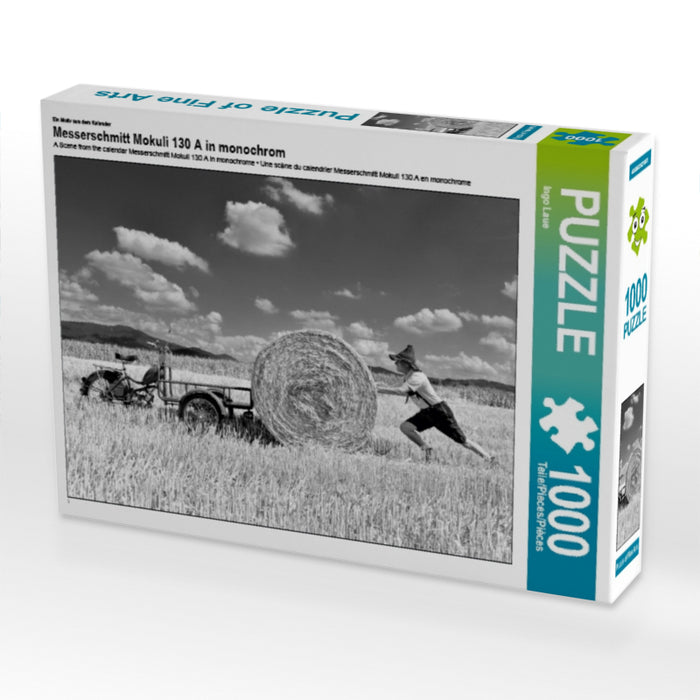 Ein Motiv aus dem Kalender Messerschmitt Mokuli 130 A in monochrom 1000 Teile Puzzle quer - CALVENDO Foto-Puzzle'