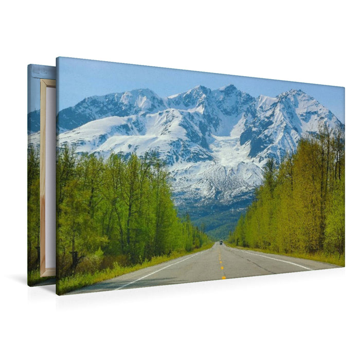 Premium Textil-Leinwand Richardson Highway
