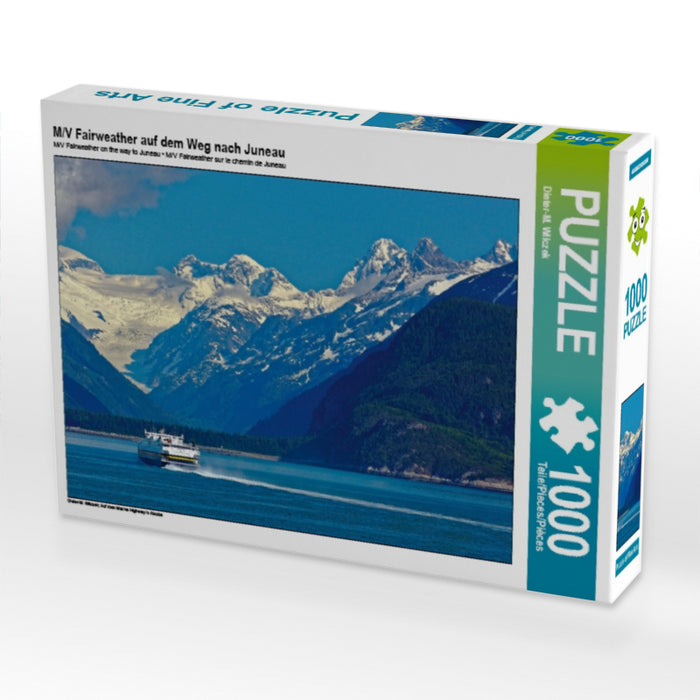 M/V Fairweather auf dem Weg nach Juneau 1000 Teile Puzzle quer - CALVENDO Foto-Puzzle'