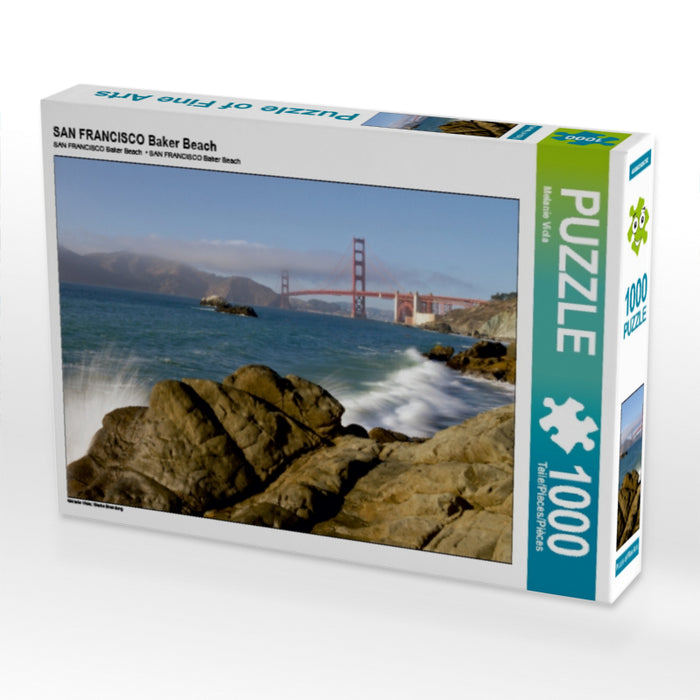 SAN FRANCISCO Baker Beach 1000 Teile Puzzle quer - CALVENDO Foto-Puzzle'