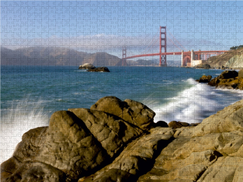 SAN FRANCISCO Baker Beach 1000 Teile Puzzle quer - CALVENDO Foto-Puzzle'