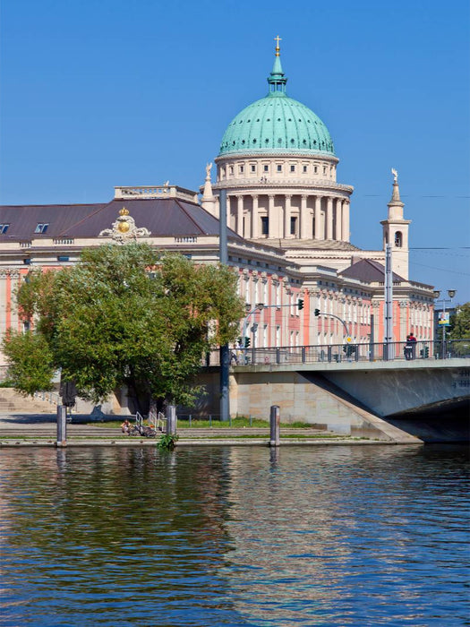 POTSDAM Landtagsneubau und St. Nikolaikirche - CALVENDO Foto-Puzzle'