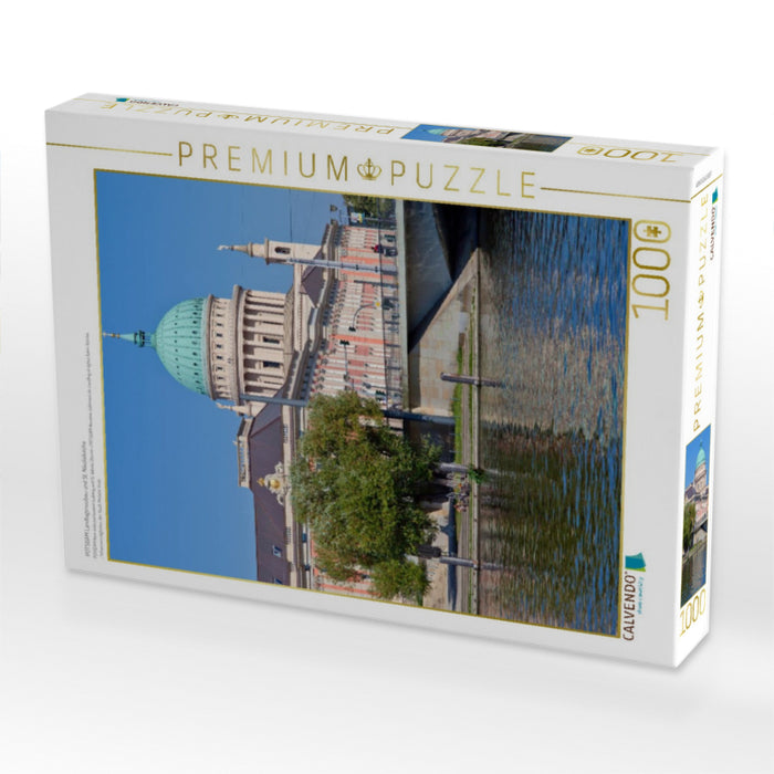 POTSDAM Landtagsneubau und St. Nikolaikirche - CALVENDO Foto-Puzzle'