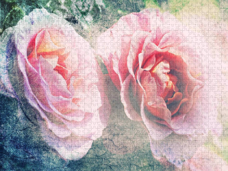 Rosen Romantik - Sehnsucht - CALVENDO Foto-Puzzle'