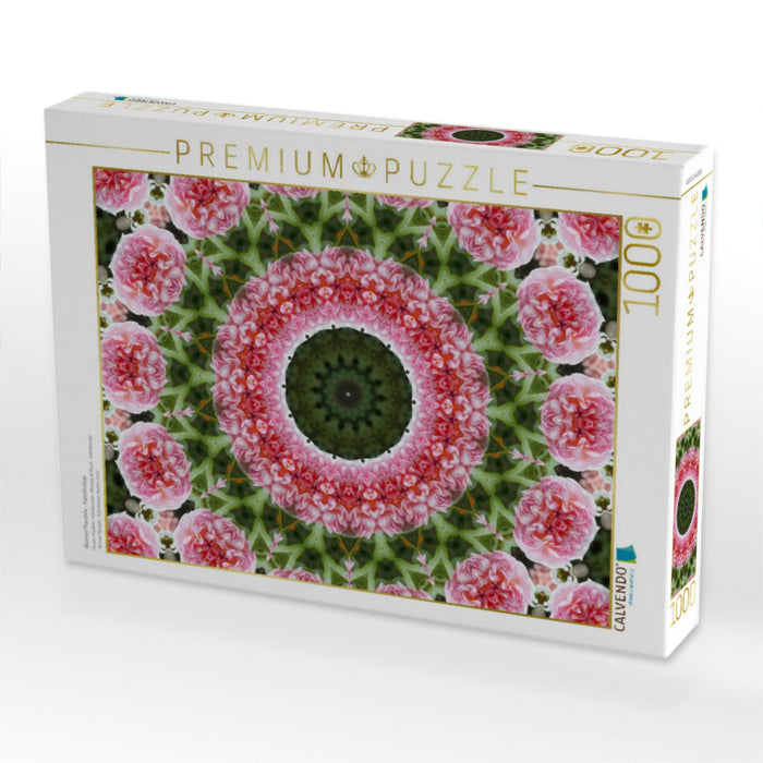 Blumen Mandala - Kaleidoskop - CALVENDO Foto-Puzzle'