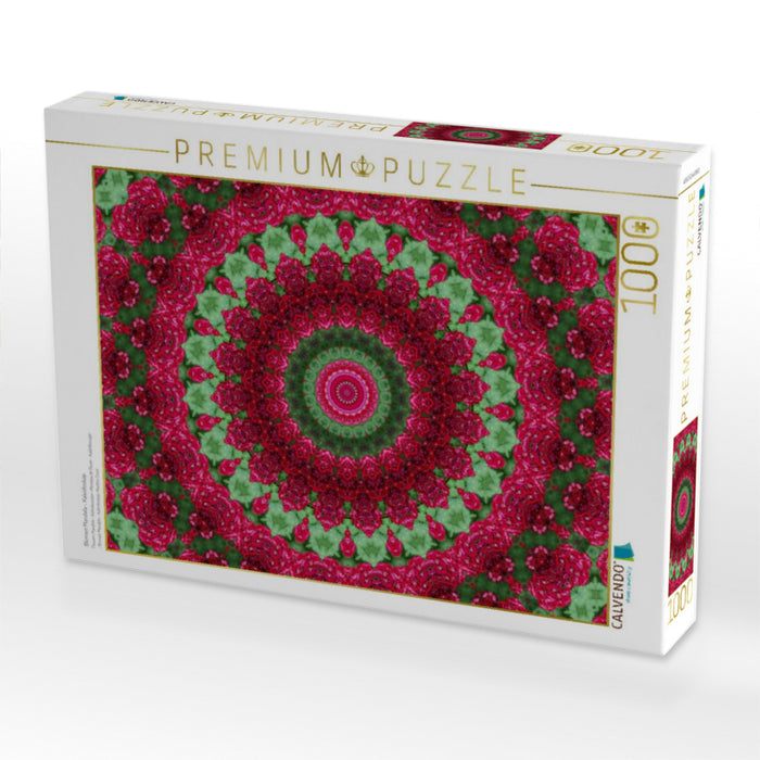 Blumen Mandala - Kaleidoskop - CALVENDO Foto-Puzzle'