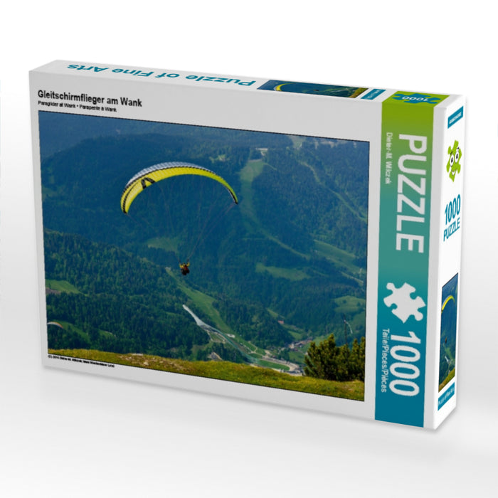 Paraglider on the Wank - CALVENDO photo puzzle 