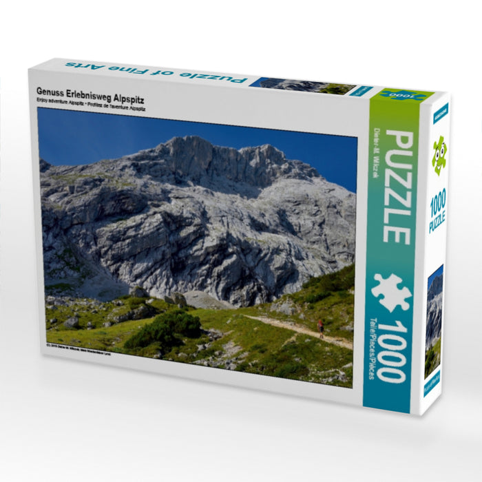 Genuss Erlebnisweg Alpspitz 1000 Teile Puzzle quer - CALVENDO Foto-Puzzle'