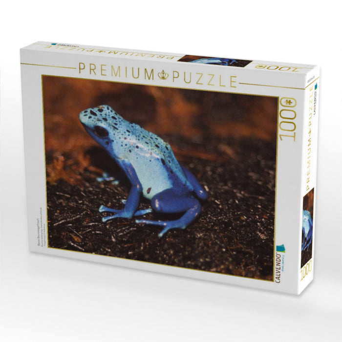 Blauer Baumsteigerfrosch - CALVENDO Foto-Puzzle'