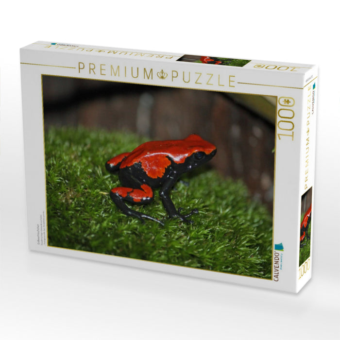 Erdbeerfröschchen - CALVENDO Foto-Puzzle'