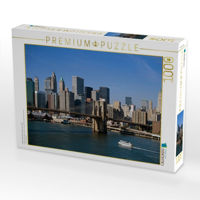 Skyline Manhattan, New York, USA - CALVENDO Foto-Puzzle'