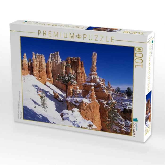 Winter im Bryce Canyon, Utah, USA - CALVENDO Foto-Puzzle'