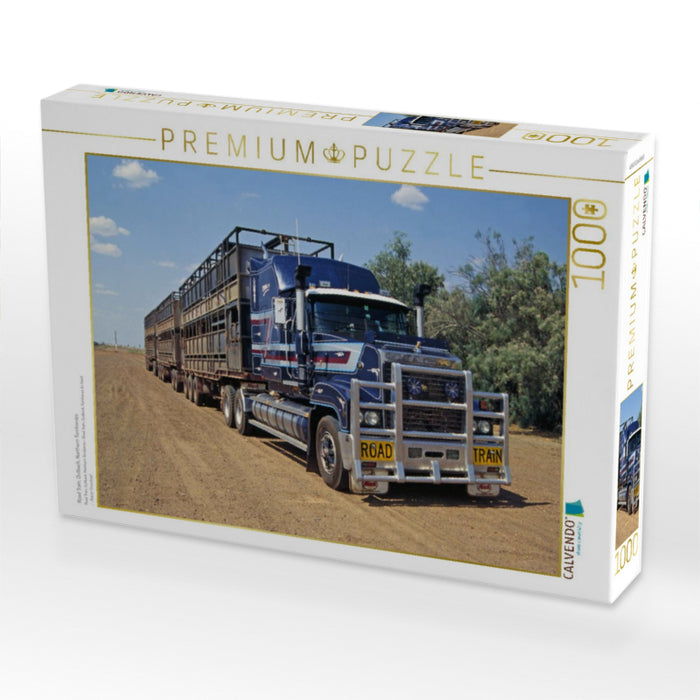 Road Train, Outback, Northern Territorries - CALVENDO Foto-Puzzle'