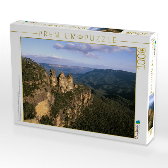 Three Sisters, Blue Mountains, Sydney, New South Wales - CALVENDO Foto-Puzzle'