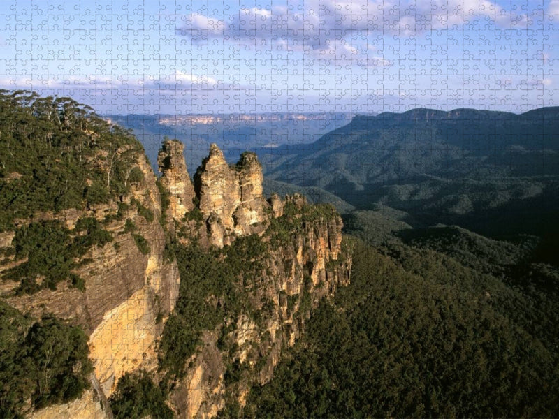 Three Sisters, Blue Mountains, Sydney, New South Wales - CALVENDO Foto-Puzzle'