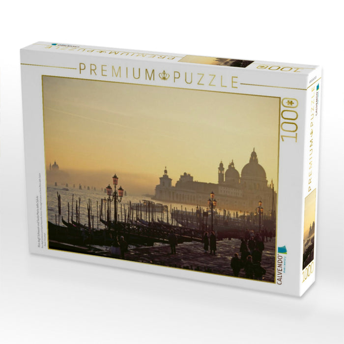 Riva degli Schiavoni und Santa Maria della Salute - CALVENDO Foto-Puzzle'