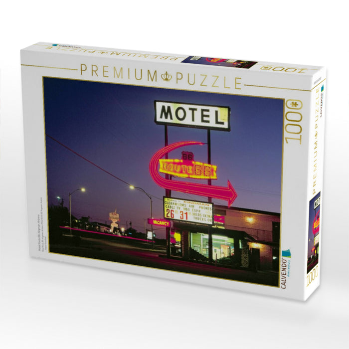 Motel Route 66, Kingman, Arizona - CALVENDO Foto-Puzzle'
