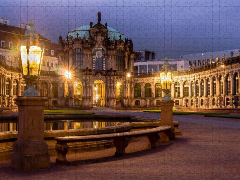Dresden - Zwinger - CALVENDO Foto-Puzzle'