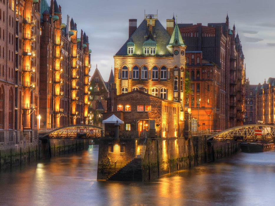 Hamburg - Speicherstadt - CALVENDO Foto-Puzzle'