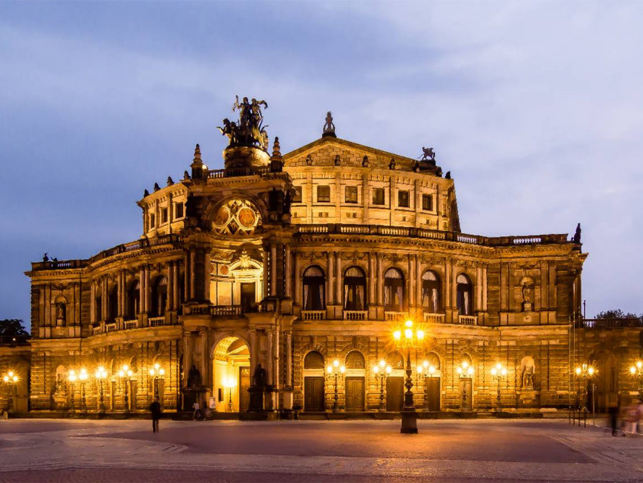 Dresden - Semperoper - CALVENDO Foto-Puzzle'