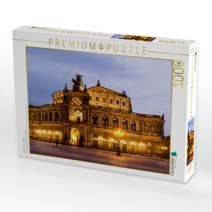Dresden - Semperoper - CALVENDO Foto-Puzzle'