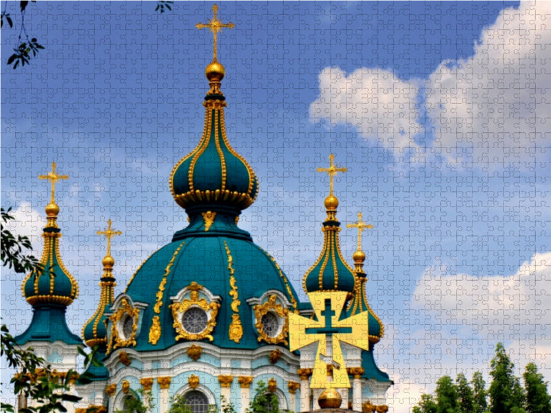 St. Andrew's Church in Kiev - CALVENDO photo puzzle 