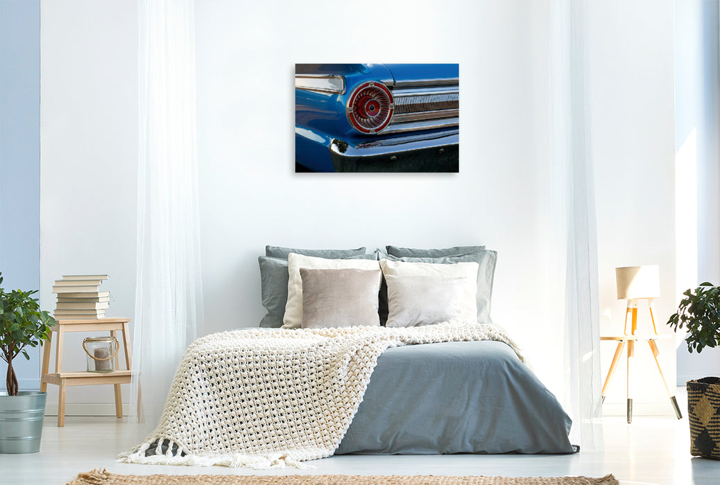 Premium Textil-Leinwand Premium Textil-Leinwand 120 cm x 80 cm quer Ford Fairlane 500 Sport Coupe 1963, Kingman, Arizona, USA