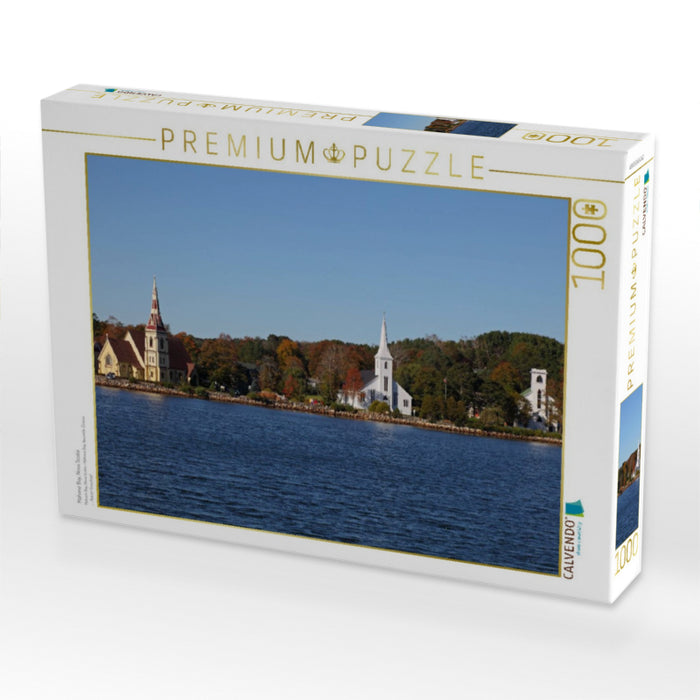Mahone Bay, Nova Scotia - CALVENDO Foto-Puzzle'