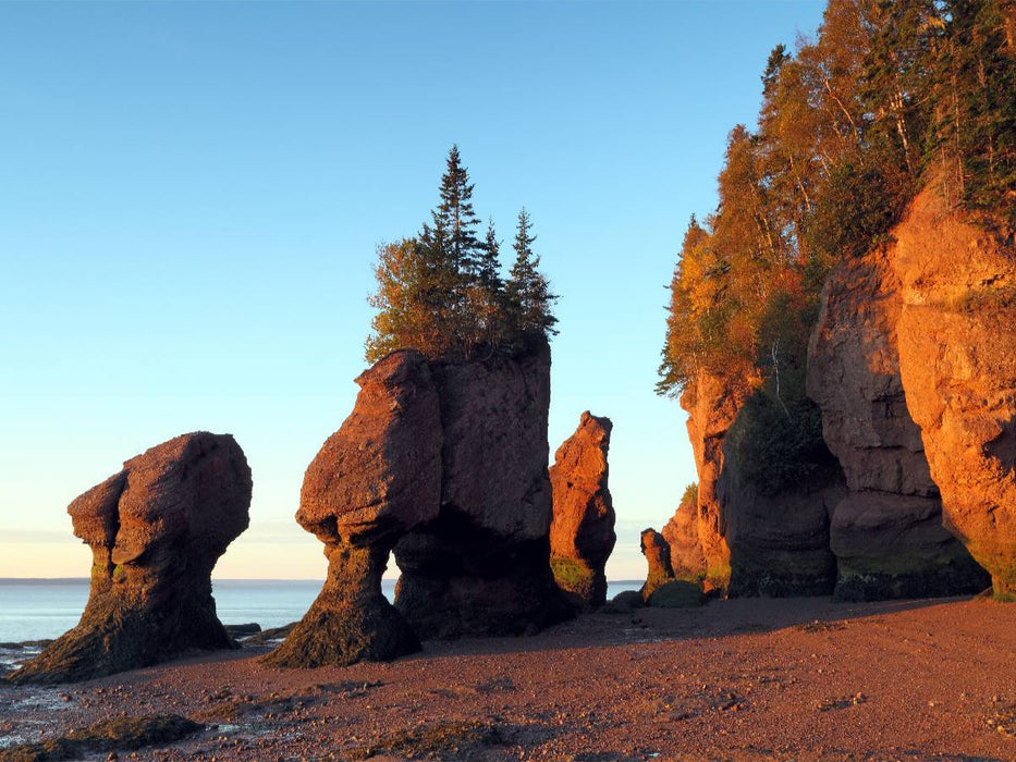 Hopewell Rocks, Bay of Fundy - CALVENDO Foto-Puzzle'