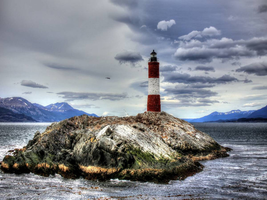 Faro Les Eclaireurs-Leuchtturm am Ende der Welt - CALVENDO Foto-Puzzle'
