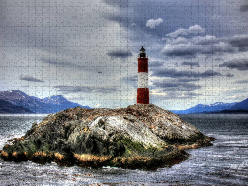 Faro Les Eclaireurs-Leuchtturm am Ende der Welt - CALVENDO Foto-Puzzle'