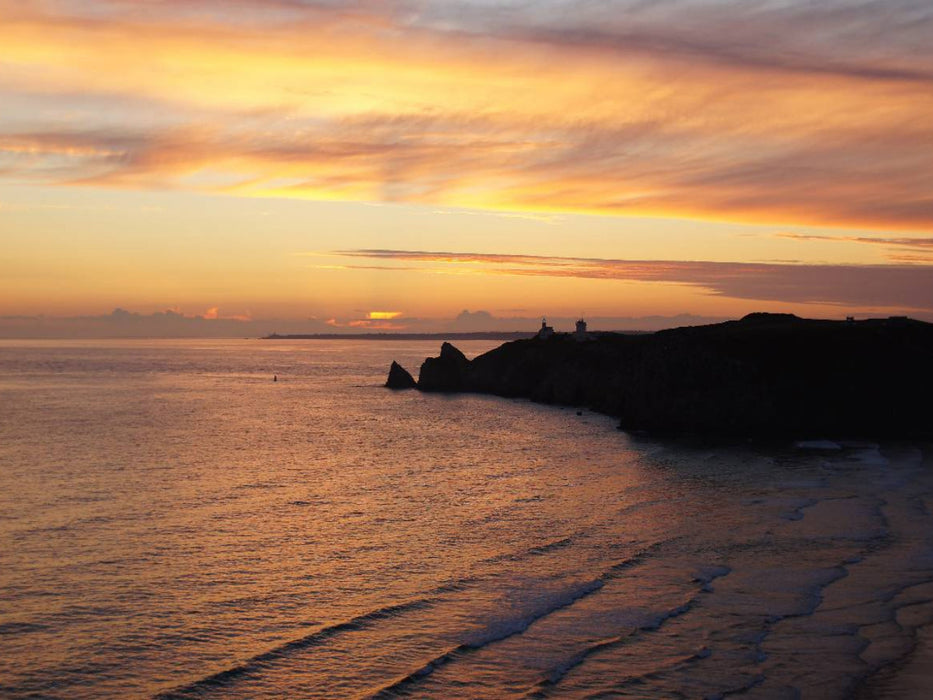 Sonnenuntergang bei Camaret-sur-Mer - CALVENDO Foto-Puzzle'