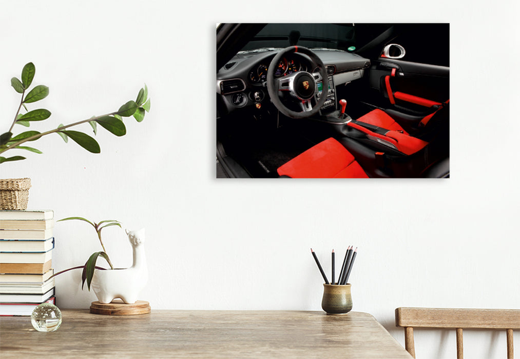 Premium Textil-Leinwand Premium Textil-Leinwand 120 cm x 80 cm quer Ein Motiv aus dem Kalender Porsche GT3RS 4,0