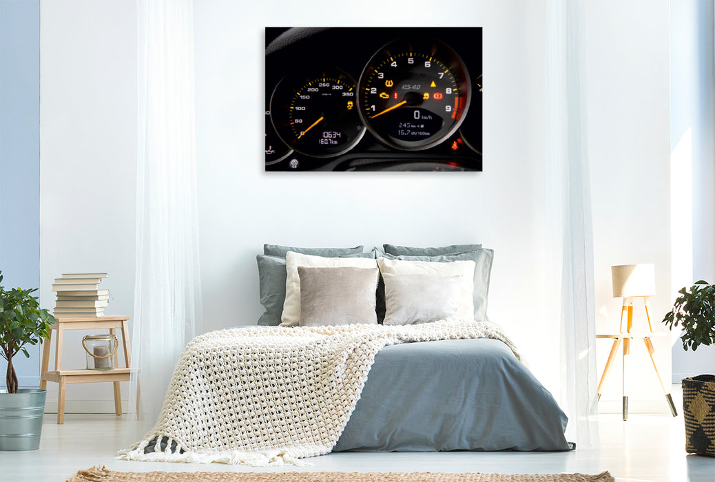 Premium Textil-Leinwand Premium Textil-Leinwand 120 cm x 80 cm quer Ein Motiv aus dem Kalender Porsche GT3RS 4,0