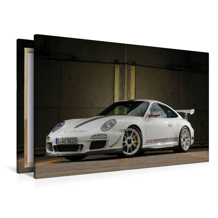 Premium Textil-Leinwand Ein Motiv aus dem Kalender Porsche GT3RS 4,0