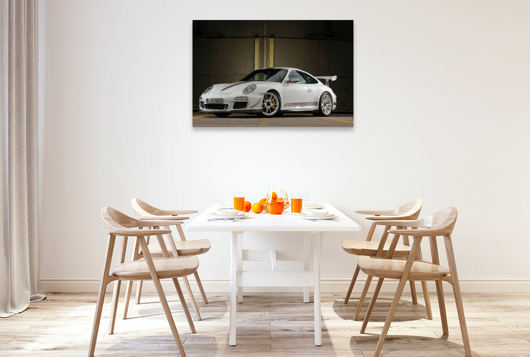 Premium Textil-Leinwand Ein Motiv aus dem Kalender Porsche GT3RS 4,0