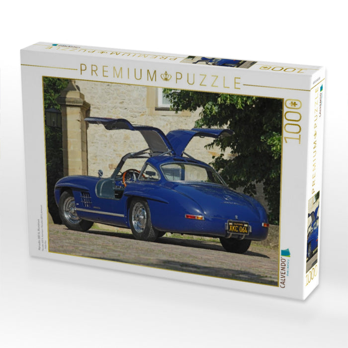 Mercedes 300 SL Aluminium - CALVENDO Foto-Puzzle'