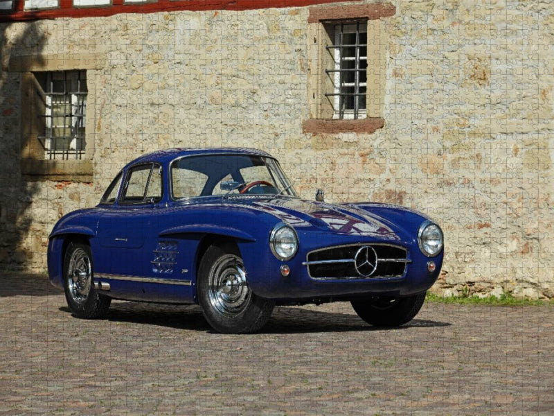 Mercedes 300 SL Aluminium - CALVENDO Foto-Puzzle'
